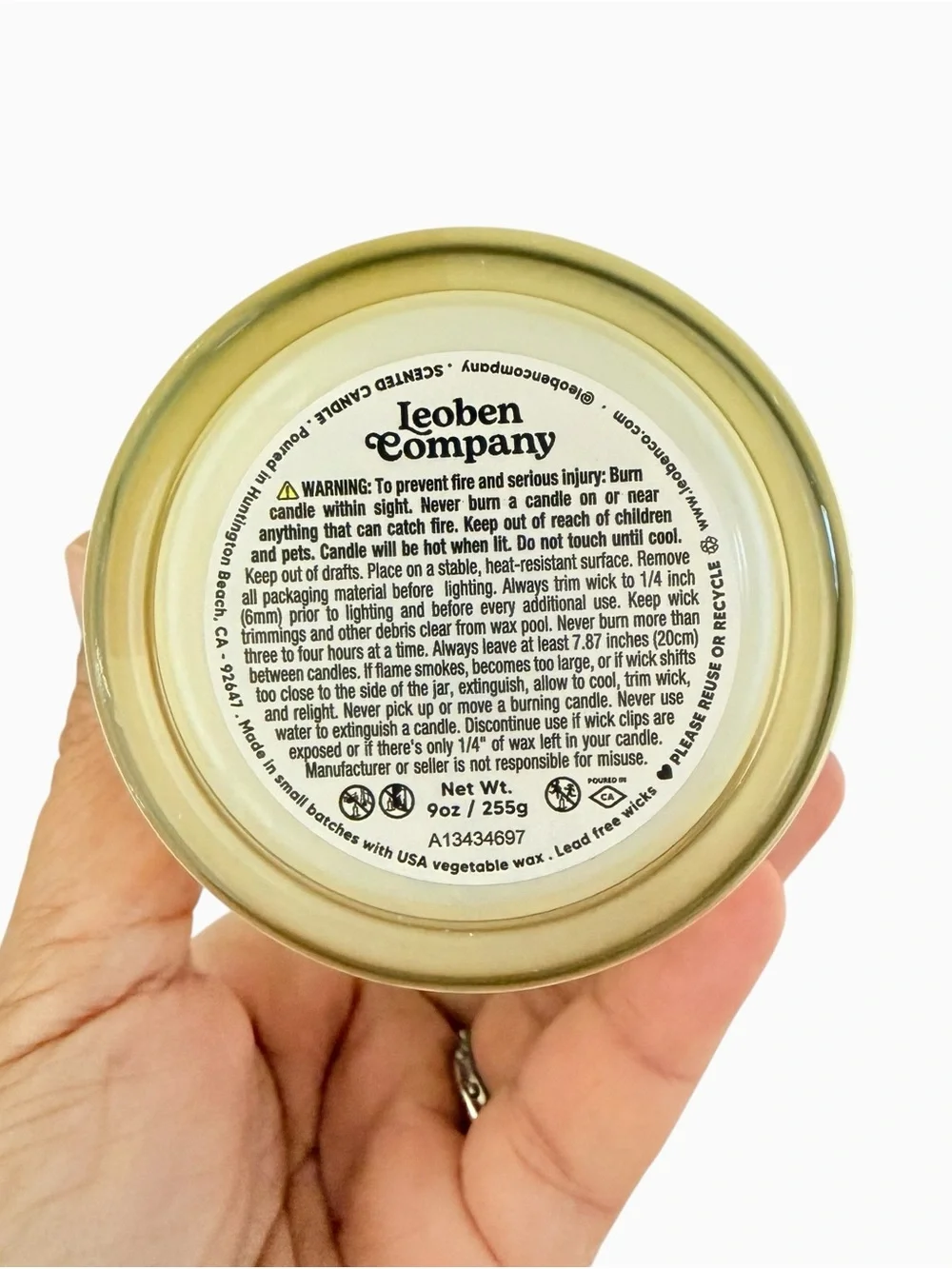 Leoben Company Vanille Petals Scented Candle